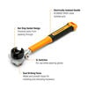 GEARWRENCH Lineman 5-in-1 Insulated Ratcheting Box Wrench, small image number 2