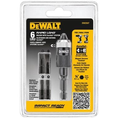 DEWALT 6-Piece Rapid Load Screw Driving Set