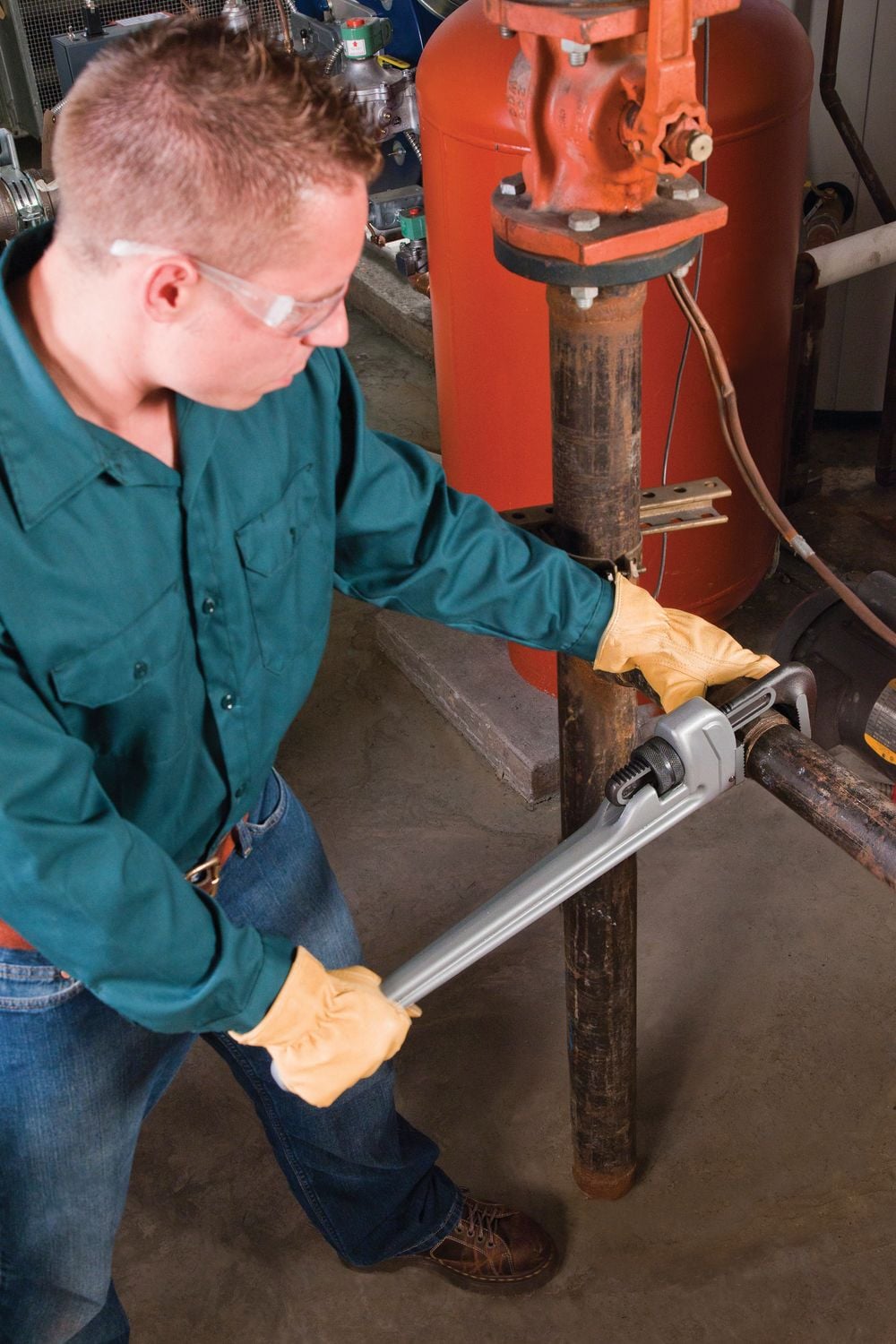 Ridgid 24 Inch Aluminum Straight Pipe Wrench, large image number 5