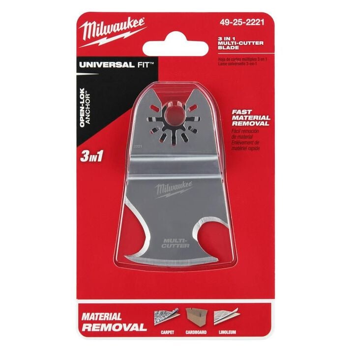 Milwaukee OPEN-LOK 3-IN-1 MULTI-CUTTER SCRAPER BLADE 1PK, large image number 8