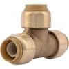 Sharkbite 3/4in x 3/4in x 3/4in Push to Connect Brass Tee, small image number 1