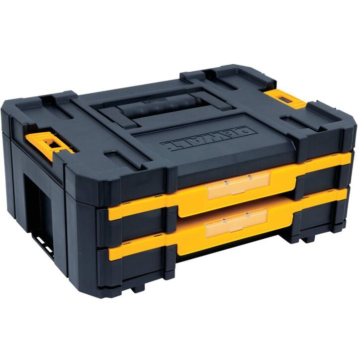 DEWALT TSTAK IV Double Shallow Drawer & TSTAK Modular Mobile Tower Bundle, large image number 4