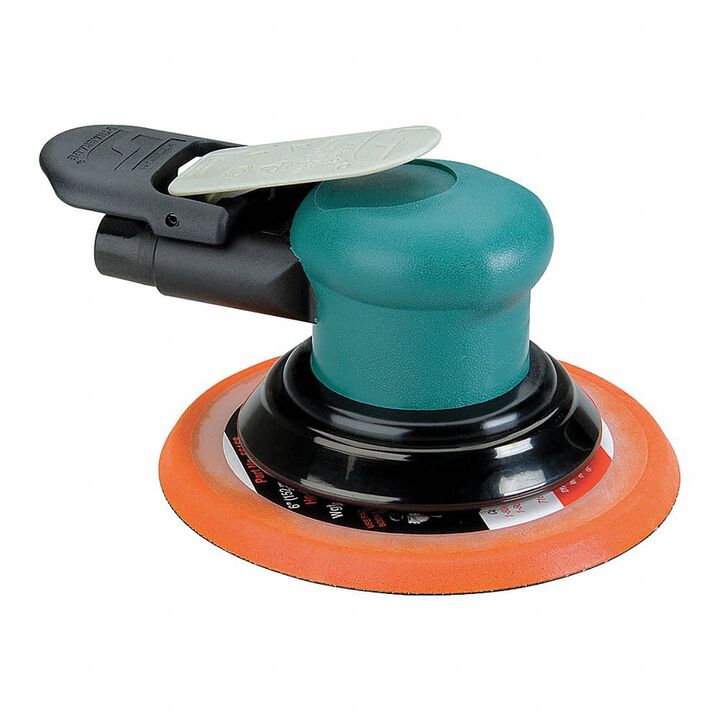 Dynabrade Inc 6 Inch 12000 RPM Non-Vacuum Dynorbital-Spirit 3/16 Inch Orbital Air Sander, large image number 1