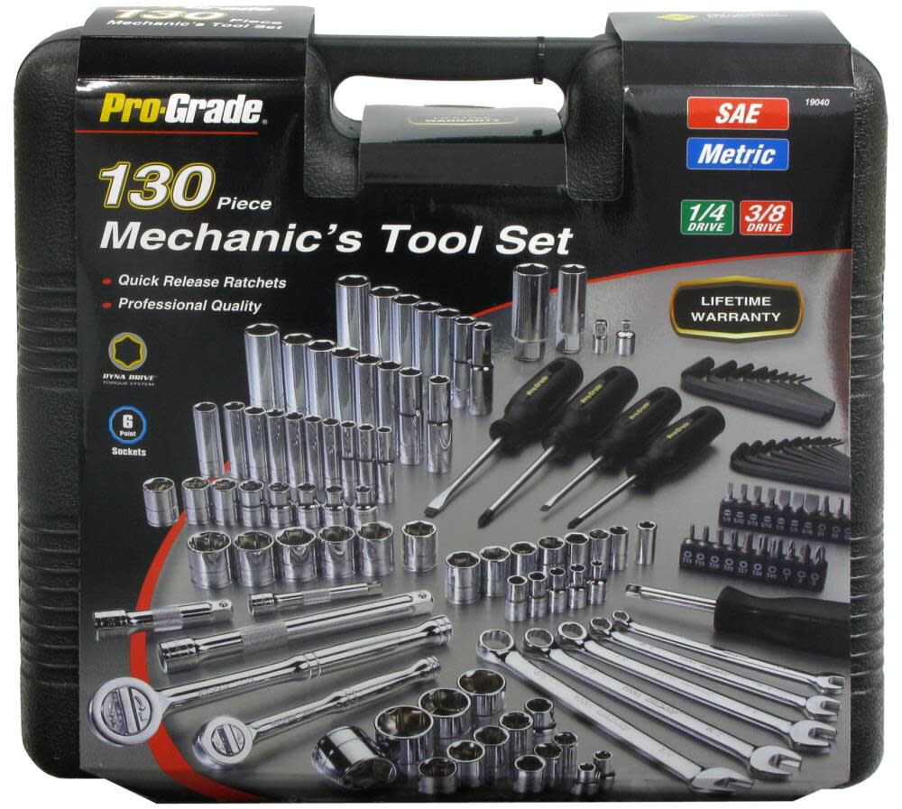 Allied International Prograde 130pc Mechanics Tool Set, large image number 1