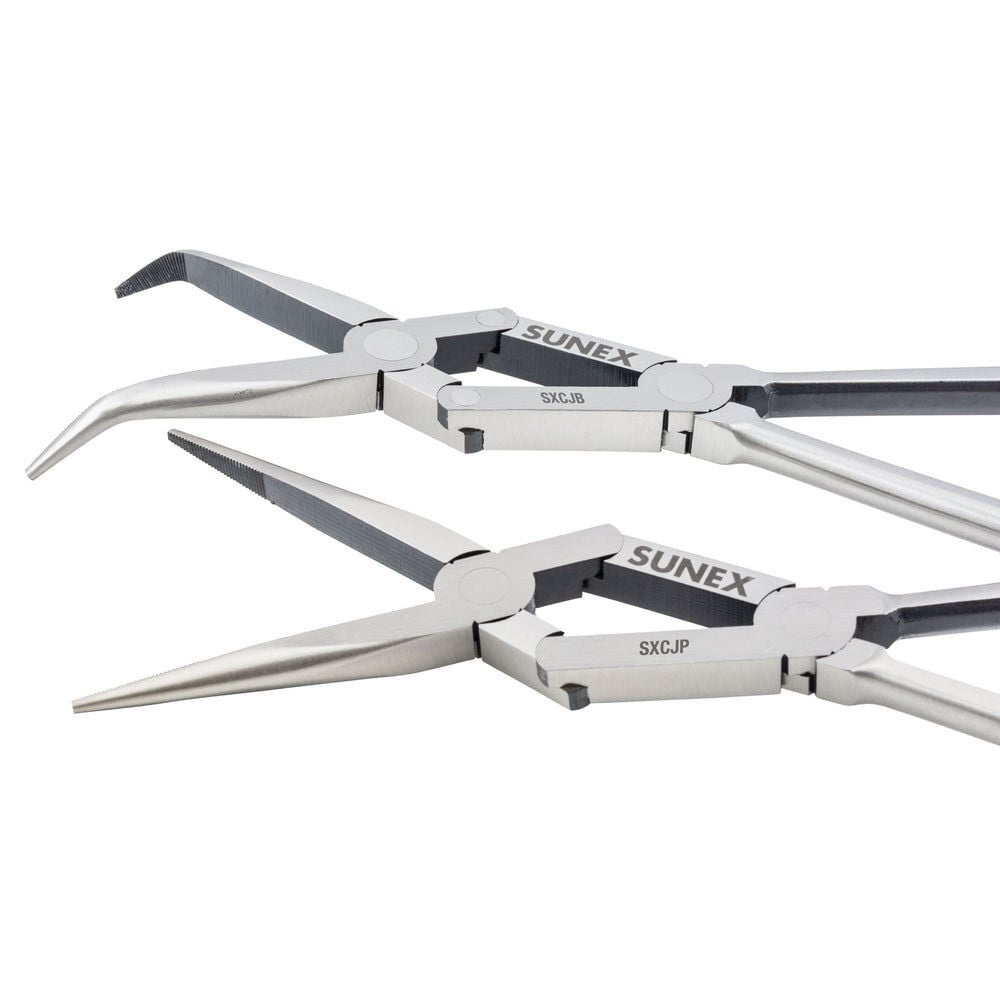 Sunex Dual Joint Extended Reach Pliers Set 2 Pieces, large image number 4