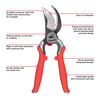 Corona Pruner 1in DualCUT Left/Right MaxForged Carbon Steel, small
