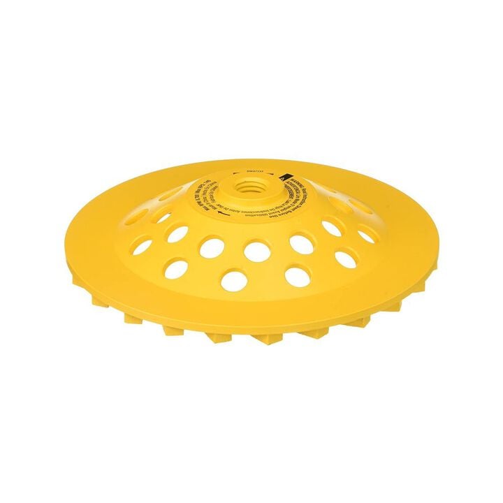 DEWALT 7 Inch Single Row XP Segmented Turbo Rim Diamond Cup Wheel for Masonry Materials, large image number 2