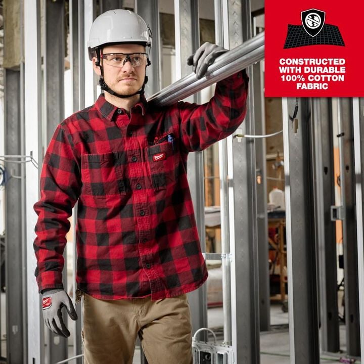 Milwaukee GRIDIRON Flannel Shirt, large image number 3
