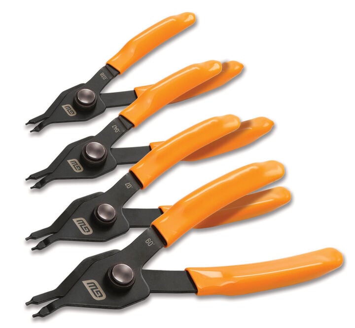 GEARWRENCH Convertible Push Button Snap Ring Pliers Set 4 Pieces, large image number 3