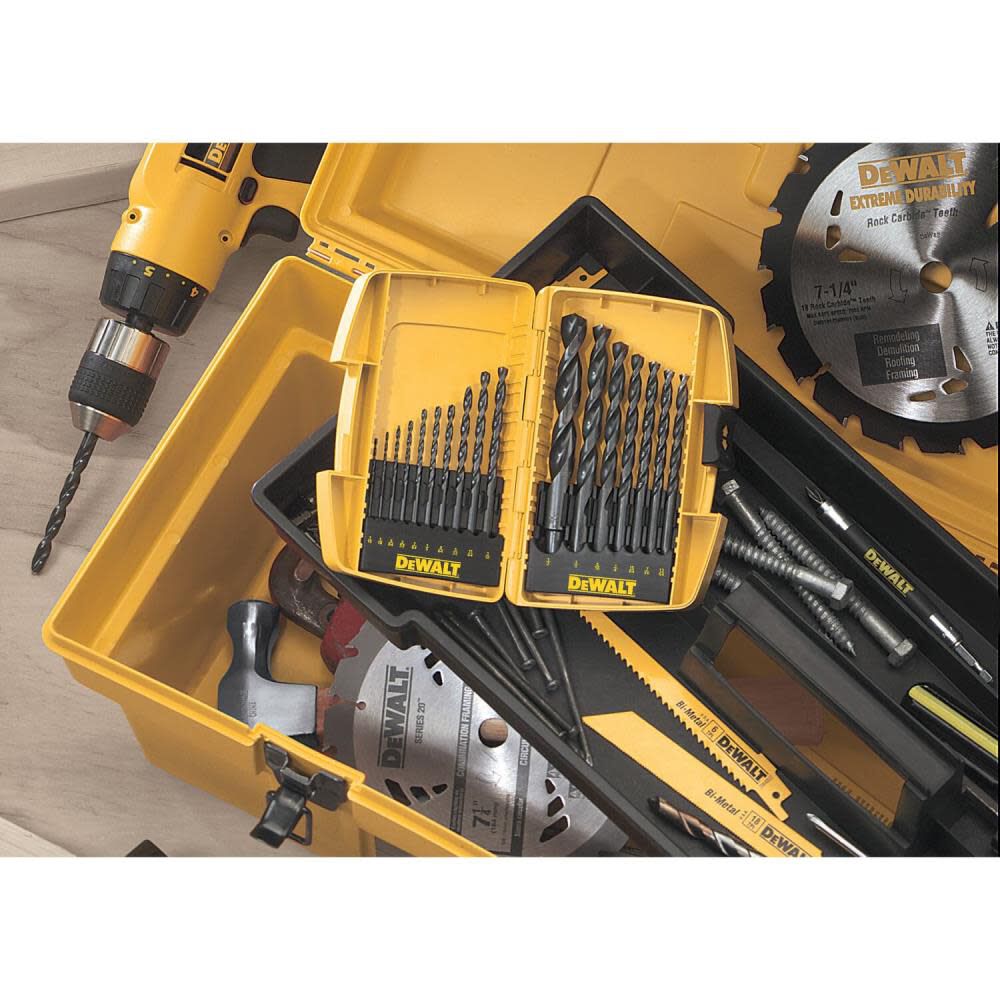 DEWALT Black Oxide Drill Bit Set DW1167 Acme Tools