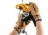 Petzl Descender/Belay Device Yellow, ANSI & NFPA, small