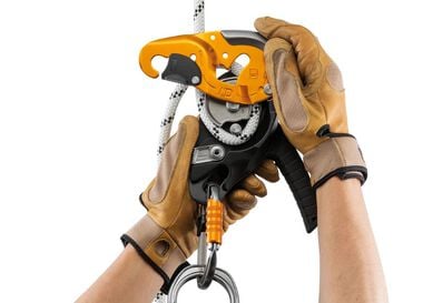 Petzl Descender/Belay Device Yellow, ANSI & NFPA, large image number 1