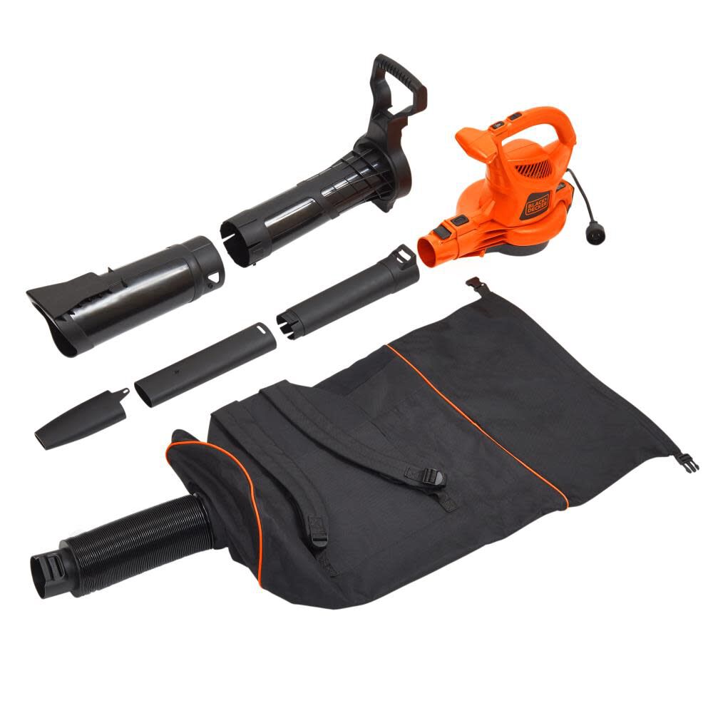 Vacpack 3-in-1 Electric Leaf Blower/Vacuum/Mulcher, 250-MPH