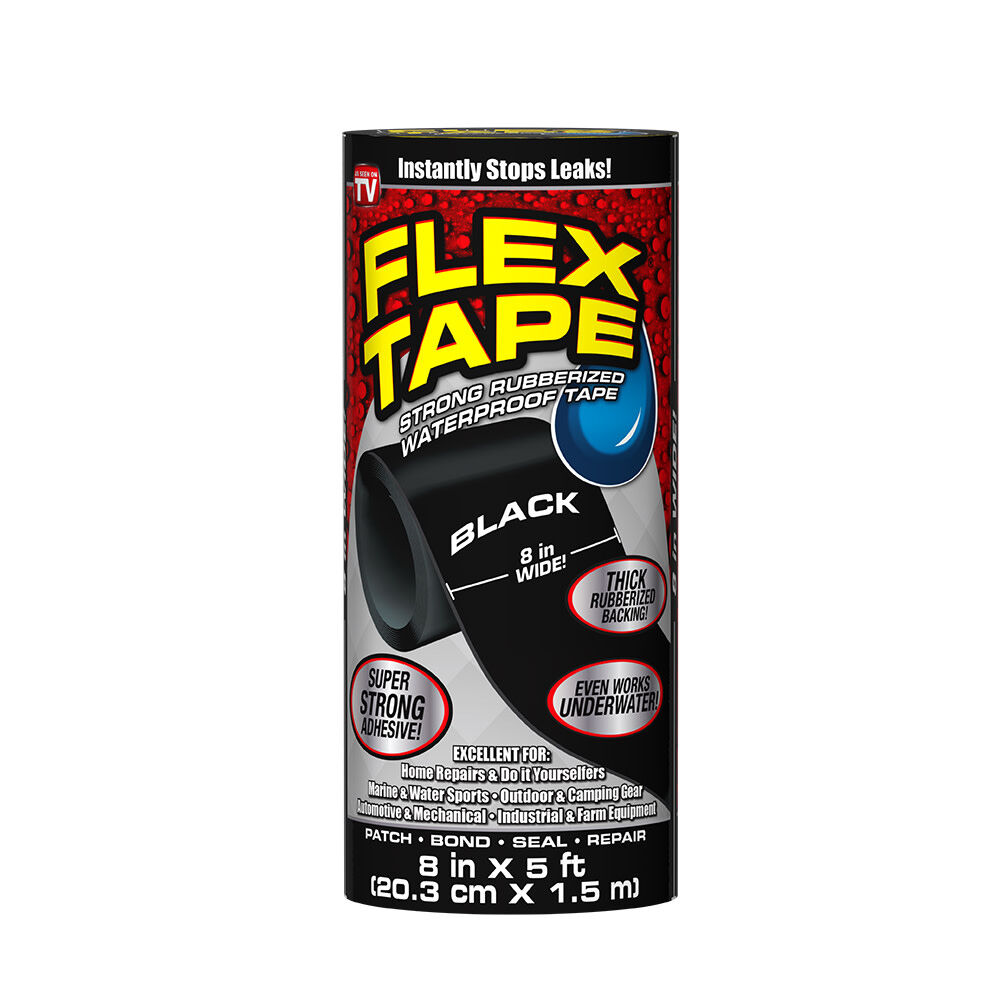 Flex Seal Flex Tape Rubberized Waterproof Tape 12 In. x 10 ft. - Clear  TFSCLRR1210 - Acme Tools