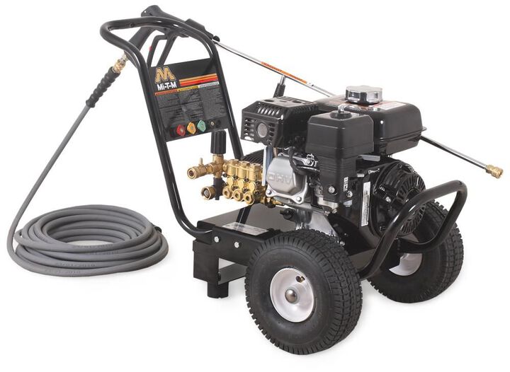 Mi T M JP 2400 PSI 2.4 GPM Gas Powered Cold Water Pressure Washer with 3 Spray Tips