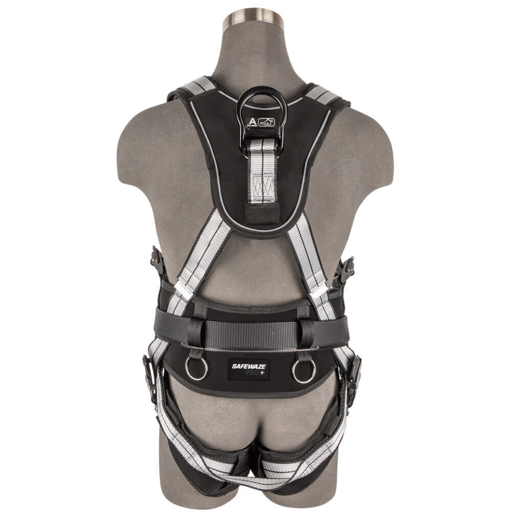 Safewaze PRO+ Slate Construction Harness: Alu 3D, Alu QC Chest, TB Legs, large image number 2