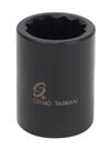 Sunex 1/2 Inch Drive 18mm 12 Point Impact Socket, small image number 1