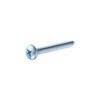 Hillman #14 x 2 1/2in Zinc Pan Head Phillips Sheet Metal Screw 100pk, small image number 1