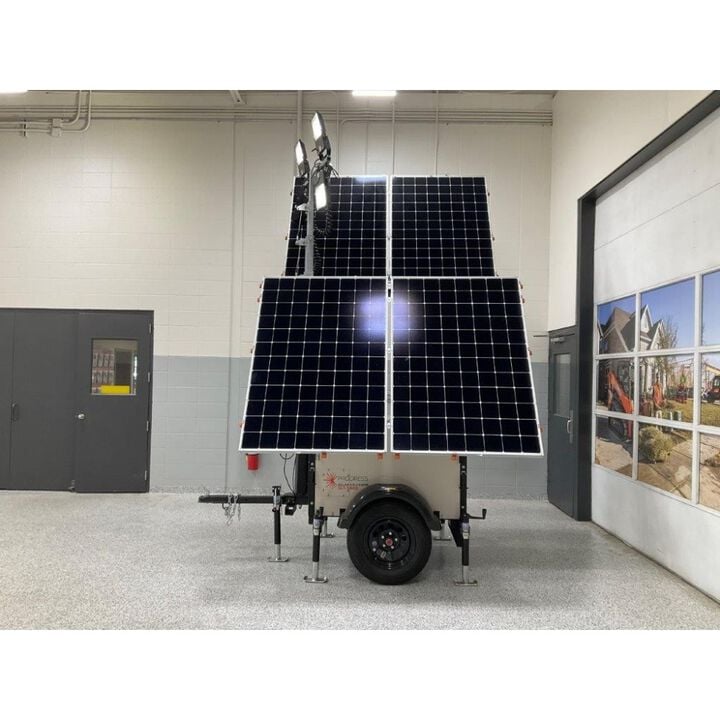 Progress Solar Solution Mobile Solar Powered Light Tower, large image number 2