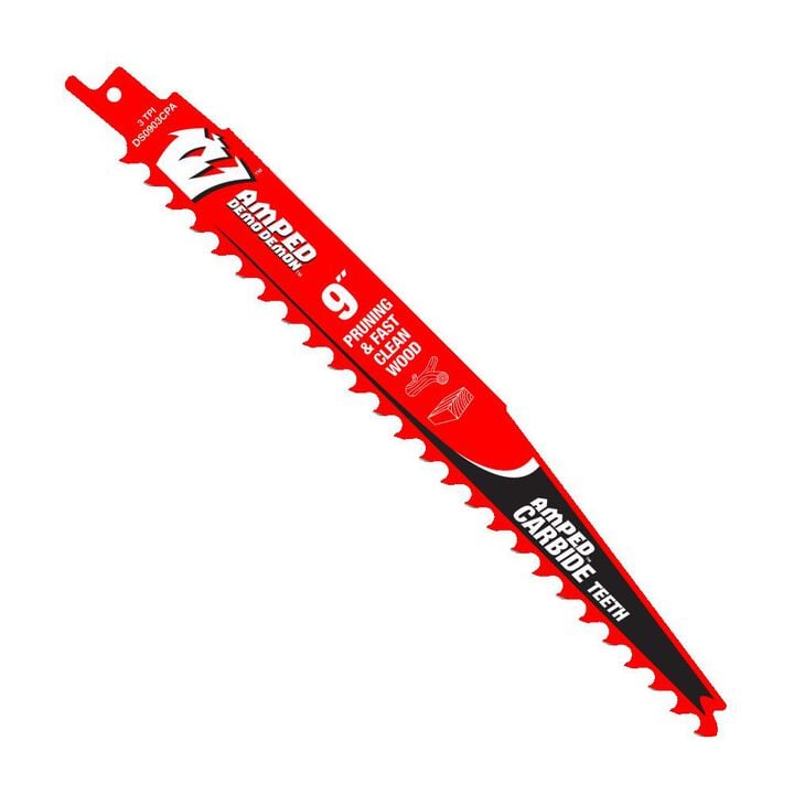 Diablo Tools 9 Inch 3 TPI Carbide Teeth Reciprocating Saw Blade for Pruning & Clean Wood, 3 Pack, large image number 0