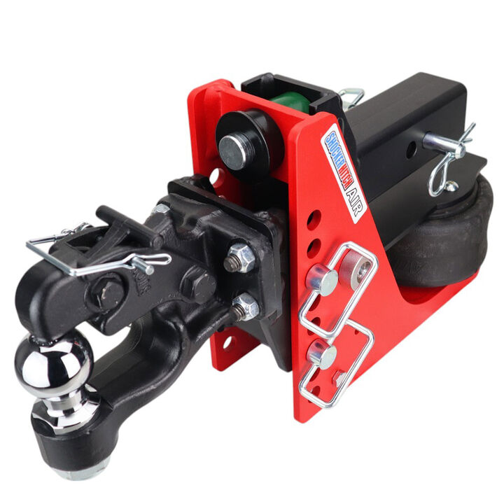 Shocker Hitch 14K 2.5 Inch Air Hitch with Pintle & 2 Inch Ball, large image number 1
