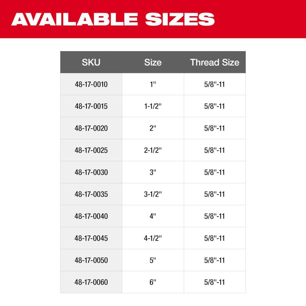 Milwaukee 6 In Dry Core Masonry Bit 48 17 0060 Simolary simolary.com 9