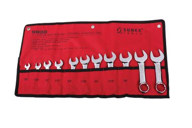 Sunex 11 pc. SAE Stubby Combo Wrench Set, large image number 2