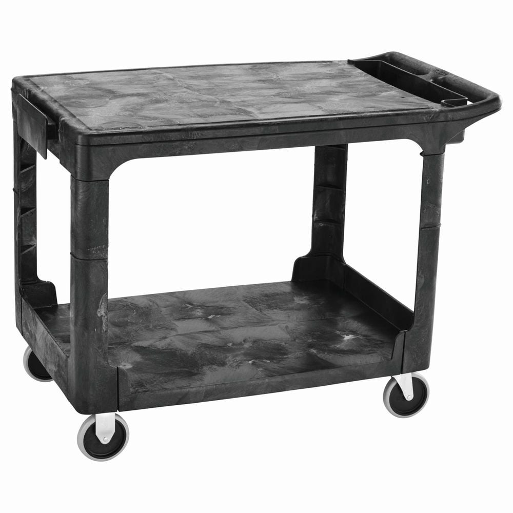 Rubbermaid HD 2-Shelf Utility Cart Flat Shelf (Medium), large image number 1