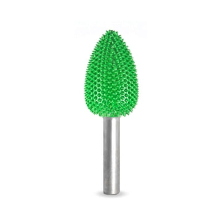 Saburrtooth 1/4in Shank Flame 3/4in Coarse Grit, large image number 1