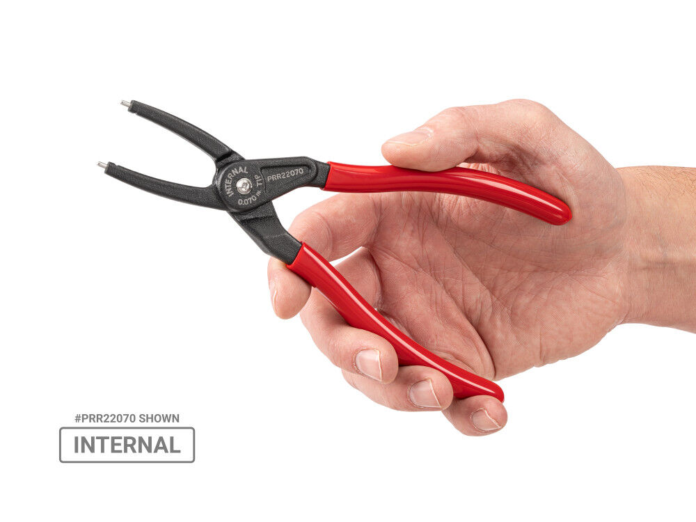 Tekton 5 Inch Internal External Retaining Ring Pliers Set 4 Piece 0.037 Inch Tips, large image number 6