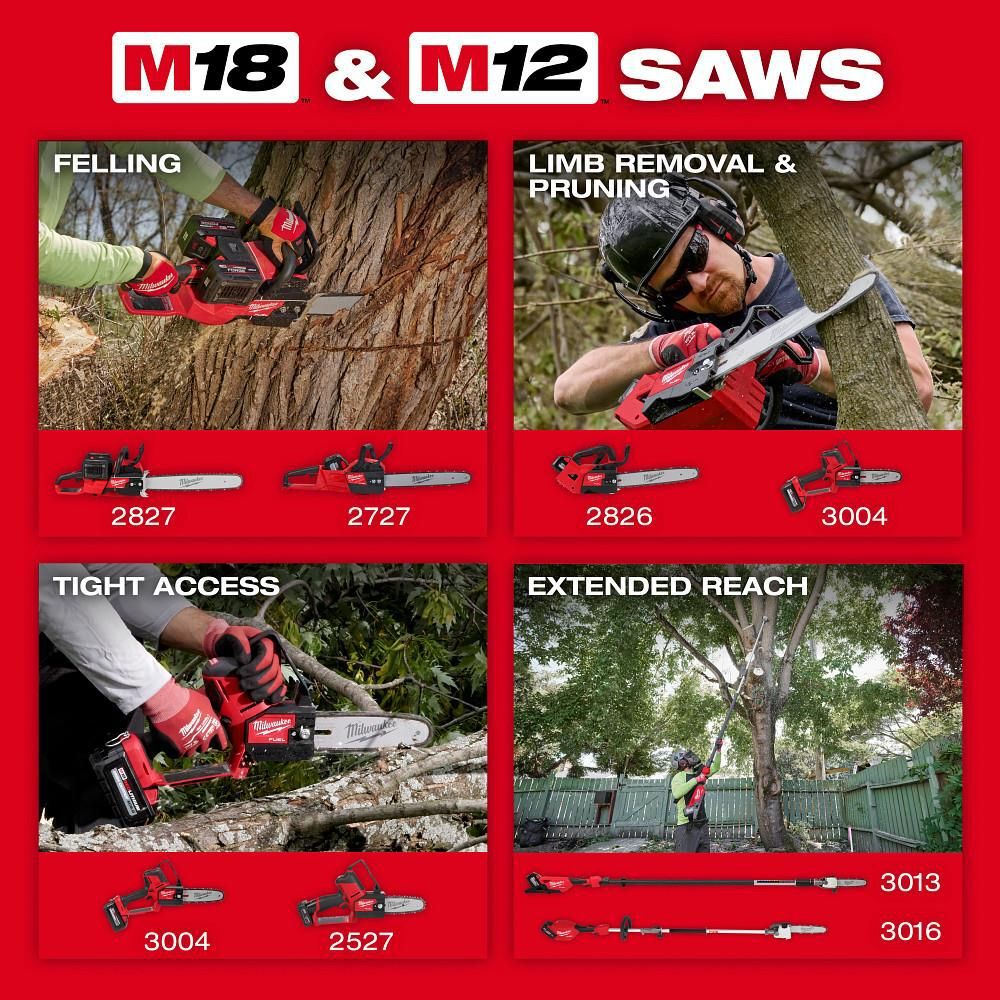 Milwaukee M18 FUEL Pole Saw with QUIK-LOK (Bare Tool), large image number 13