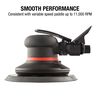 Sunex 3/16 Inch 11000 RPM One-Handed Speed Control Orbital Palm Sander, small image number 3