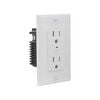 Power Zone 125V 1-Pole Grounded Socket Wi-Fi Controlled In-Wall Receptacle, small image number 1