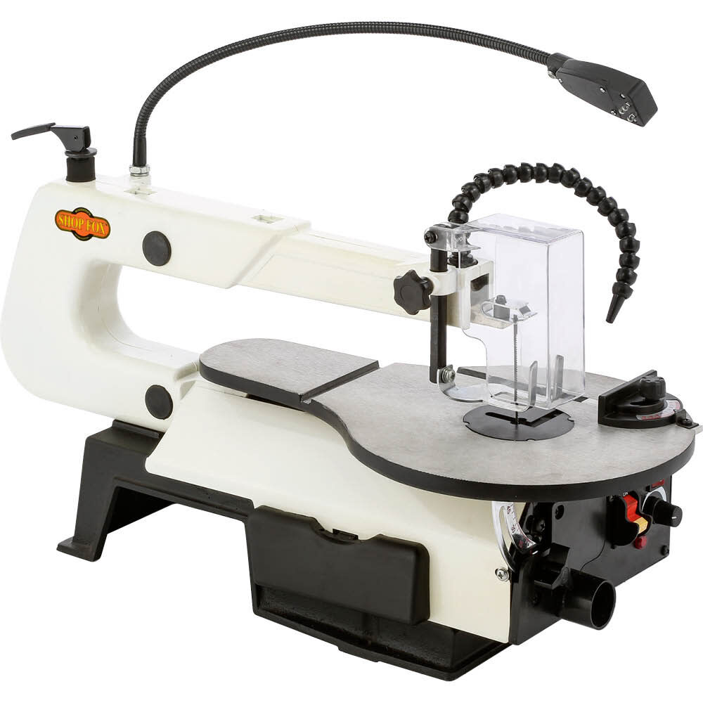 Shop Fox 16in VS Scroll Saw with Foot Switch, large image number 2