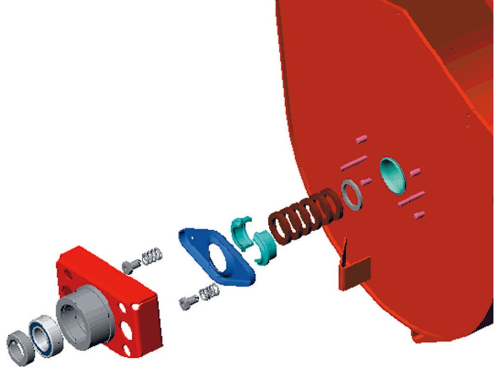 Crown Construction Equipment 12S-GH13 12 Cu. Ft. Mortar Mixer Towable with Ball Hitch, large image number 3