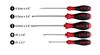 Wiha SoftFinish Slotted & Phillips Screwdriver Set 5 Pieces, small image number 3