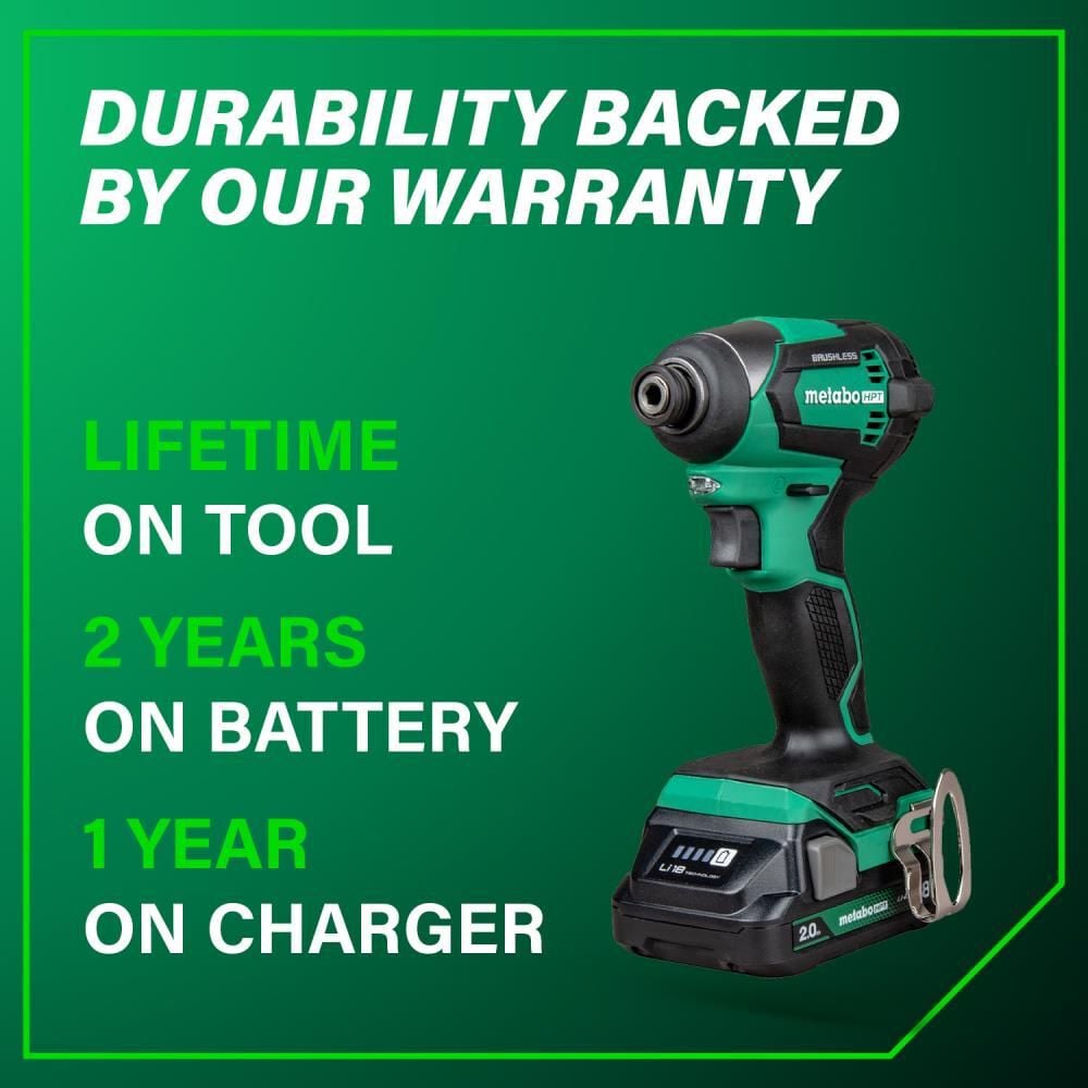 Metabo HPT 18V MultiVolt Cordless Impact Driver Kit, large image number 11