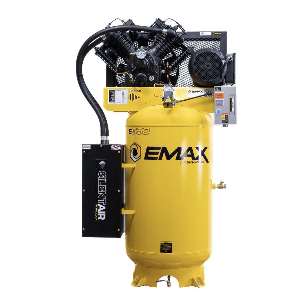 EMAX 80 Gallon 175 PSI Pressure Lube Air Compressor with Maintenance Kit, large image number 6