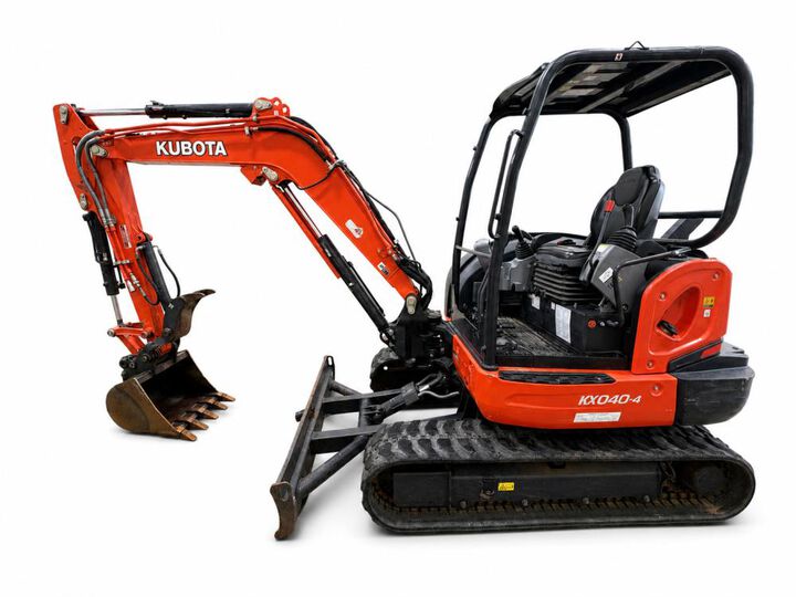 Kubota KX040-4R1P Tracked Compact Excavator Used 2013