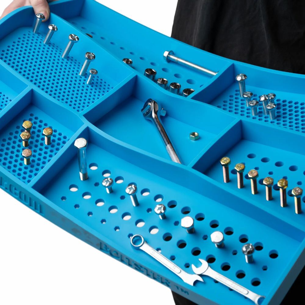 Boltster Top Box XL Fastener Organizing Tool Tray Blue, large image number 5
