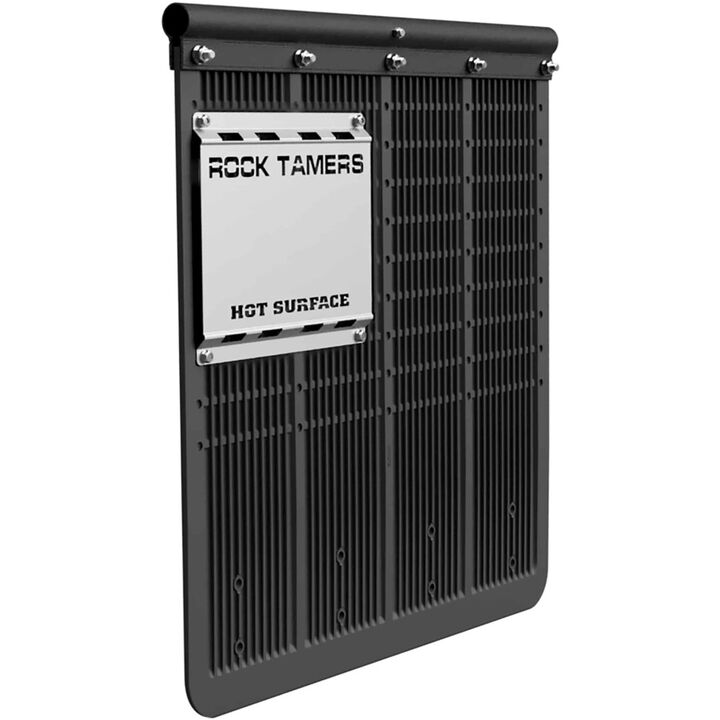 Rock Tamers 10 Inch Stainless Steel Heavy Duty Heat Shield, large image number 3