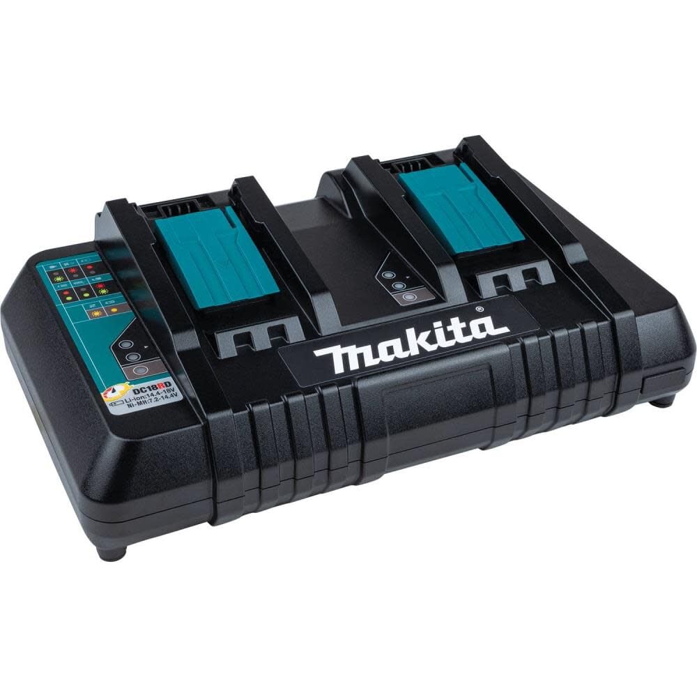 Makita 18V LXT Lithium Ion Dual Port Charger – DC18RD