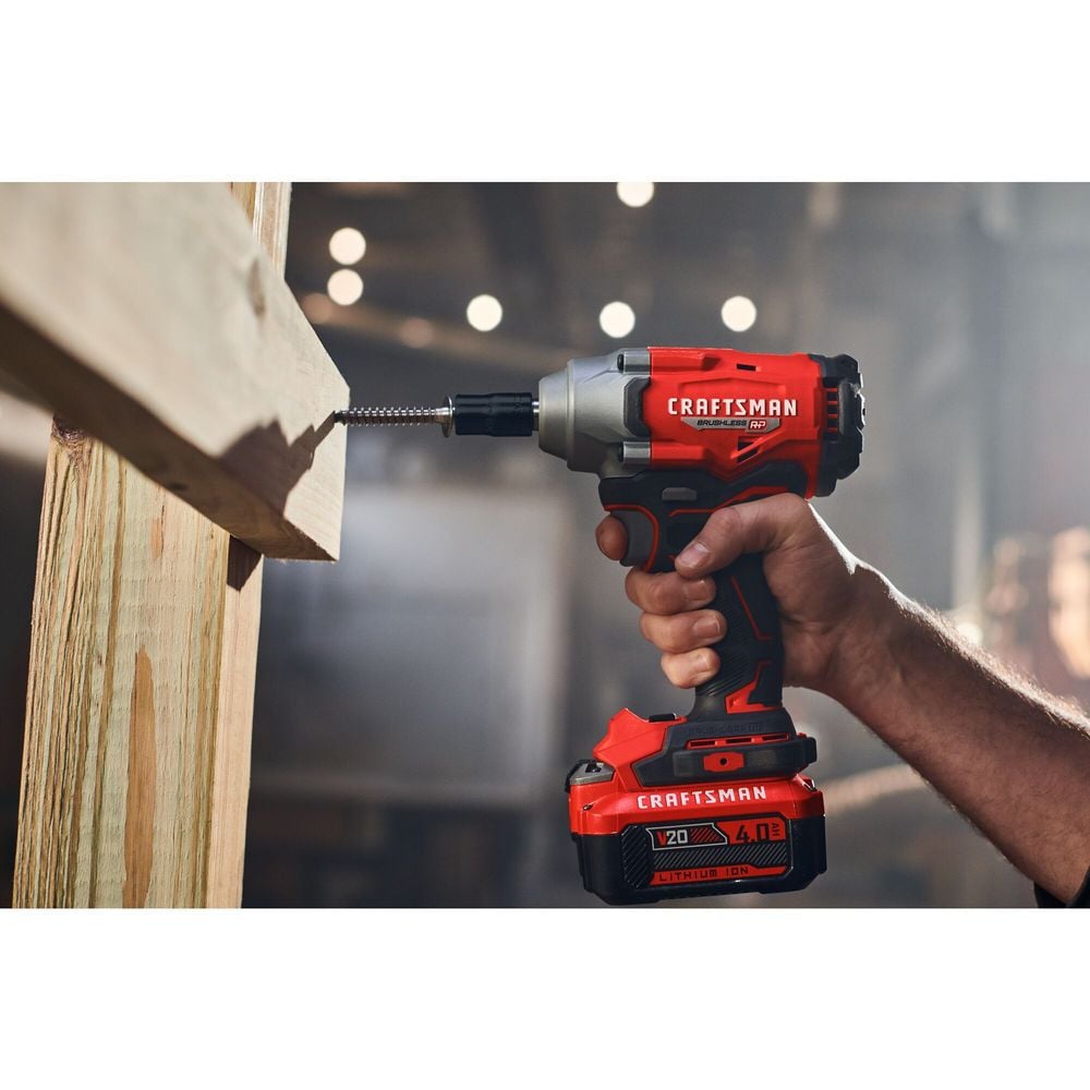CRAFTSMAN V20 RP Cordless 1/2 Inch Impact Wrench (Bare Tool), large image number 6