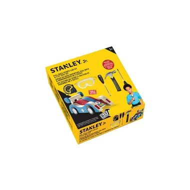 Stanley Jr Pull-Back Sports Car Kit & 5-Piece Tool Set