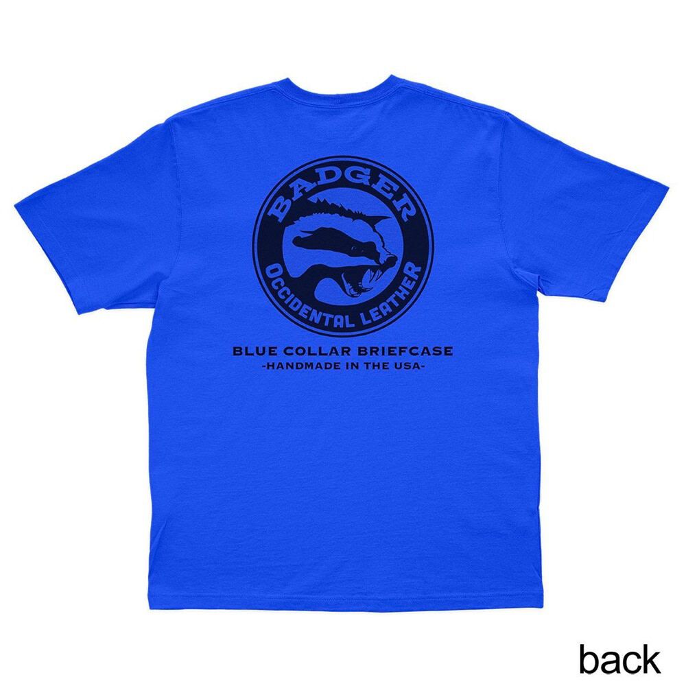 Badger Tool Belts Badger Blue T-Shirt, large image number 2