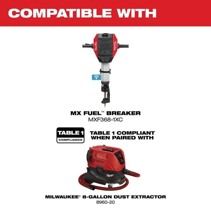 Milwaukee Breaker Dust Extraction Attachment, large image number 2