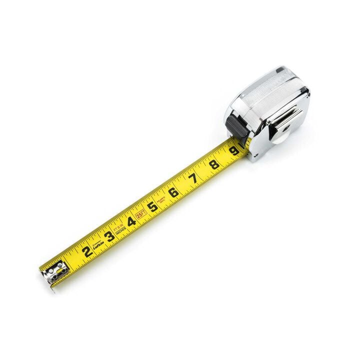 Crescent Lufkin 16' 5m Tape Measure Chrome Case Yellow Clad Tape, large image number 5