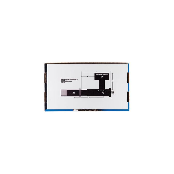 Reese 2in 4000 lbs Trailer Hitch Extension with Dual Receivers, large image number 6