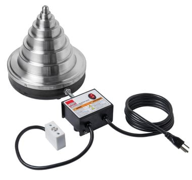 Bessey Heater Cone Style 725 watt Bearing Range 3/5 to 8 1/4 Id 15 Amp Temperature Regulated