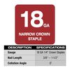 Milwaukee M18 FUEL 18 Gauge 1/4 in. Narrow Crown Stapler (Bare Tool), small image number 2